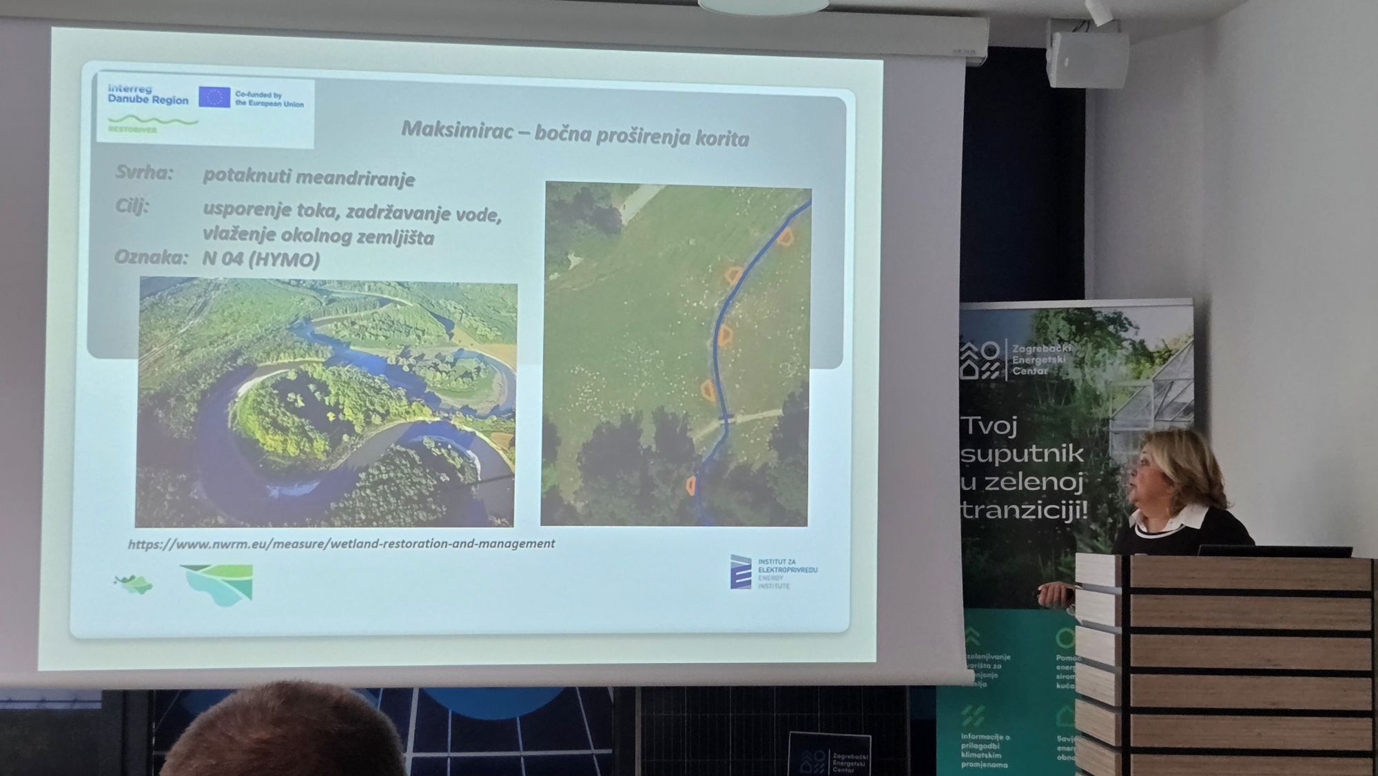 Civil engineer Renata Vidović &Scaron;utić presented the study